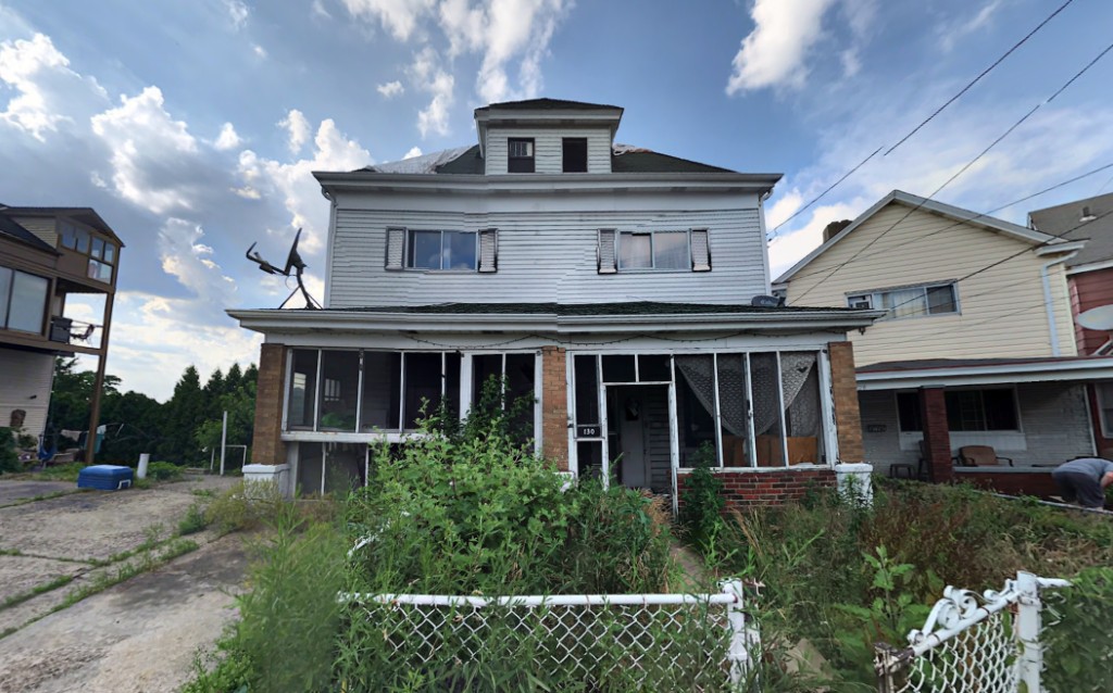 Before: 130 Prospect Street prior to redevelopment